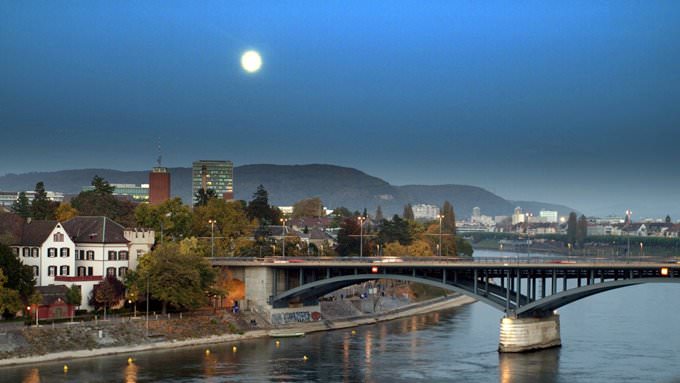 Moon over Basel Moon over Basel