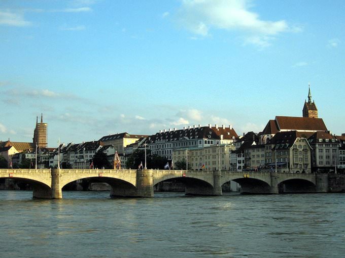 Basels South Bank on the Rhine Basels South Bank on the Rhine