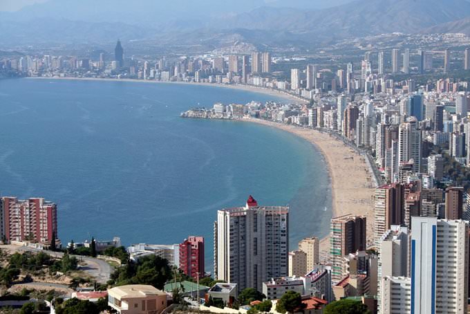 benidorm desde serra gelad benidorm desde serra gelad