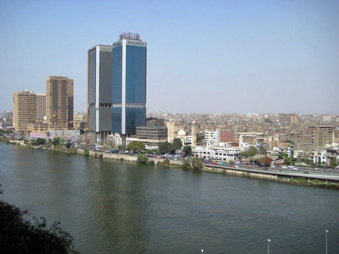 View of the Nile from Cairo Marriott Hotel - Zamalek View of the Nile from Cairo Marriott Hotel - Zamalek