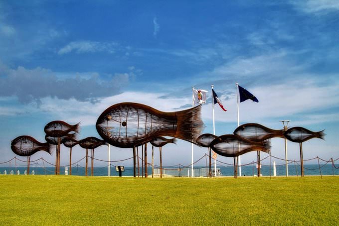 Fish Sculptures near Cannes Fish Sculptures near Cannes