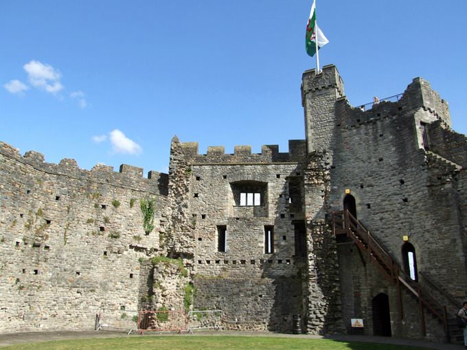 Inside Cardiff Castle keep Inside Cardiff Castle keep