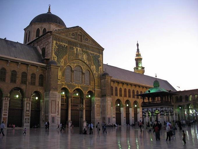 Umayyad moskee in Damascus Umayyad moskee in Damascus
