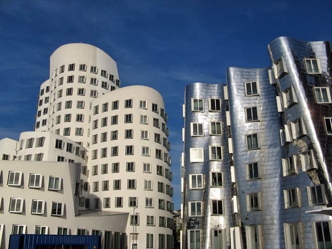 Dusseldorf, Medienhafen Dusseldorf, Medienhafen