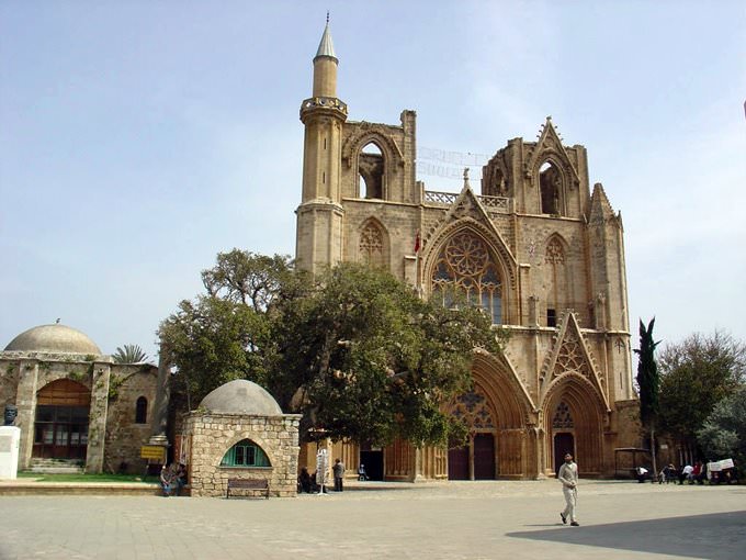 Famagusta Cathedral with minaret Famagusta Cathedral with minaret