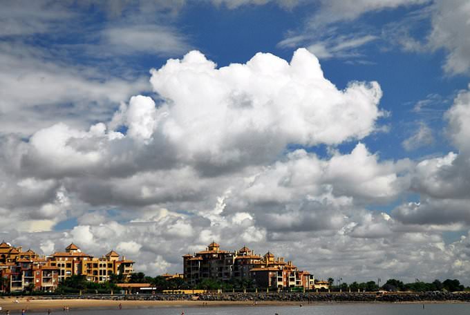 Cumulus over Isla Canela #1 Cumulus over Isla Canela #1