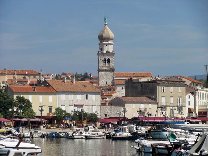 Belváros, Krk város, Krk sziget, Horvátország Belváros, Krk város, Krk sziget, Horvátország