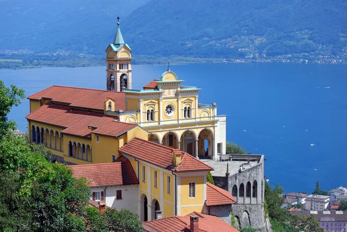 Madonna del Sasso, Locarno, Ticino Madonna del Sasso, Locarno, Ticino