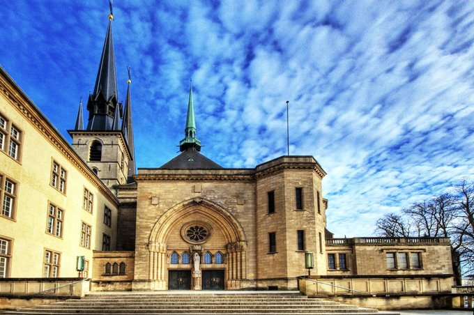 Luxembourg Cathedrale Notre-Dame Luxembourg Cathedrale Notre-Dame