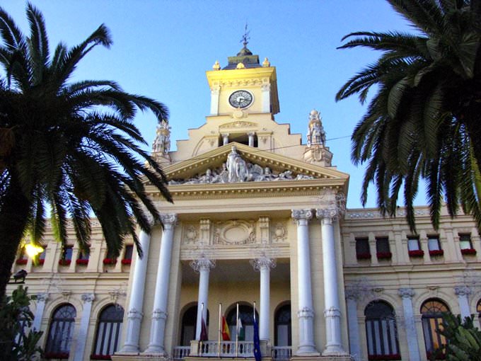 Malaga: Ayuntamiento, City Hall, Rathaus, Hotel de Ville Malaga: Ayuntamiento, City Hall, Rathaus, Hotel de Ville