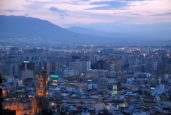 Malaga desde Gibralfaro Malaga desde Gibralfaro