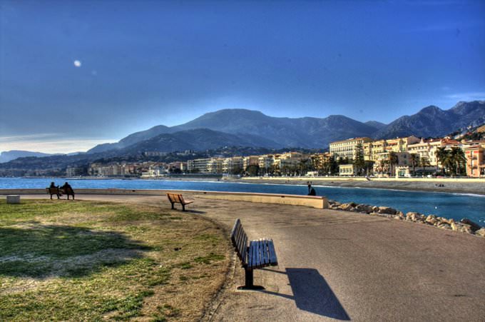 Menton beach Menton beach