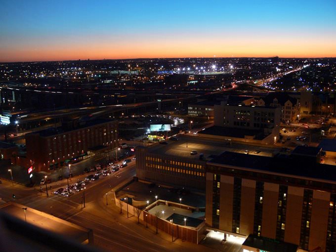 Milwaukee at night Milwaukee at night