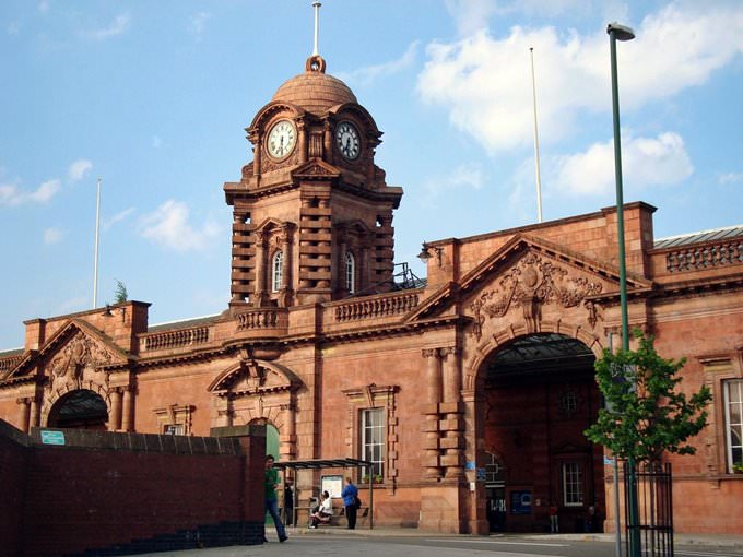 Nottingham ... formerly the Midland Station. Nottingham ... formerly the Midland Station.