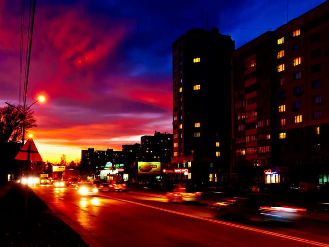 Sunset \/ Novosibirsk \/ Siberia \/ 13.10.2011 Sunset \/ Novosibirsk \/ Siberia \/ 13.10.2011