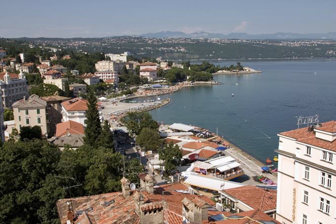 View from Hotel Astoria, Opatija View from Hotel Astoria, Opatija