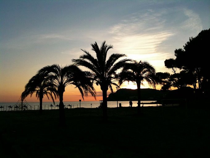Sonnenuntergang in Peguera Sonnenuntergang in Peguera
