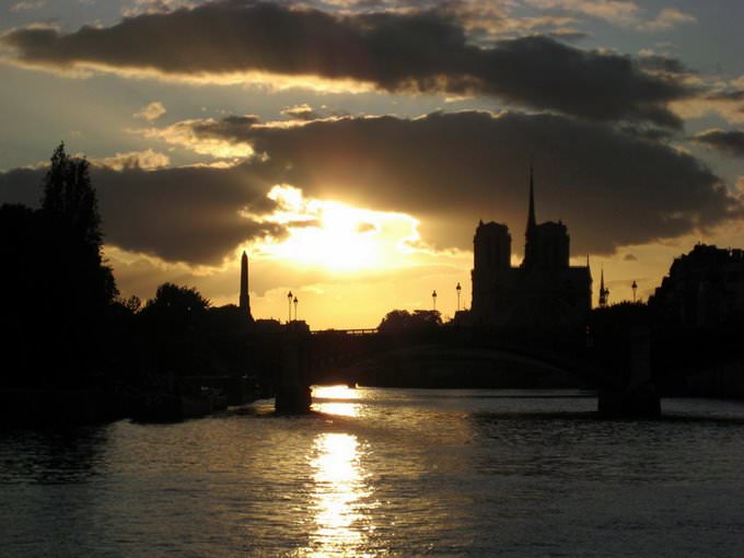 Sunset on Paris