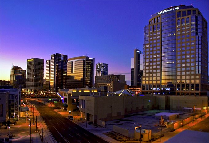 Phoenix Evening Skyline Phoenix Evening Skyline