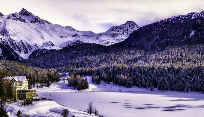 Pink Moritz, Sankt Moritz, Switzerland Pink Moritz, Sankt Moritz, Switzerland