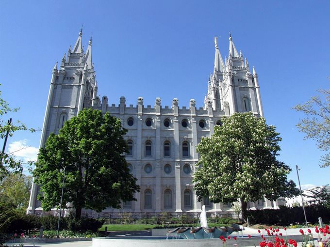 Temple Square, Salt Lake City: the Temple Temple Square, Salt Lake City: the Temple