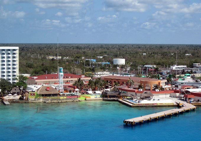 Cozumel - International Pier Area from Ship Cozumel - International Pier Area from Ship