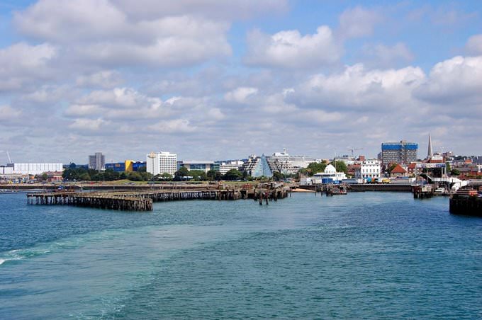 Remains of the Royal Pier in Southampton Remains of the Royal Pier in Southampton