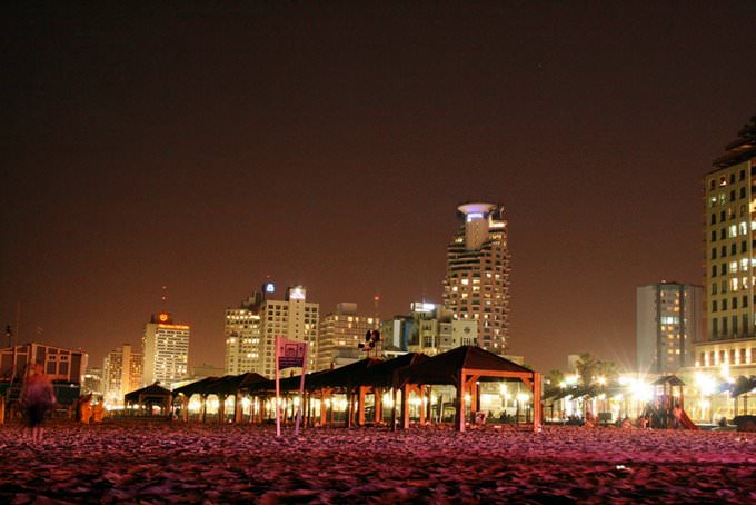Tel Aviv by night Tel Aviv by night