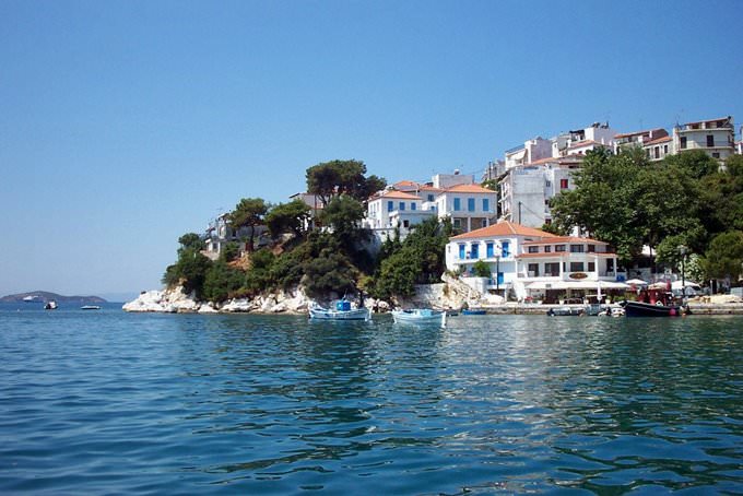Skiathos harbour Skiathos harbour