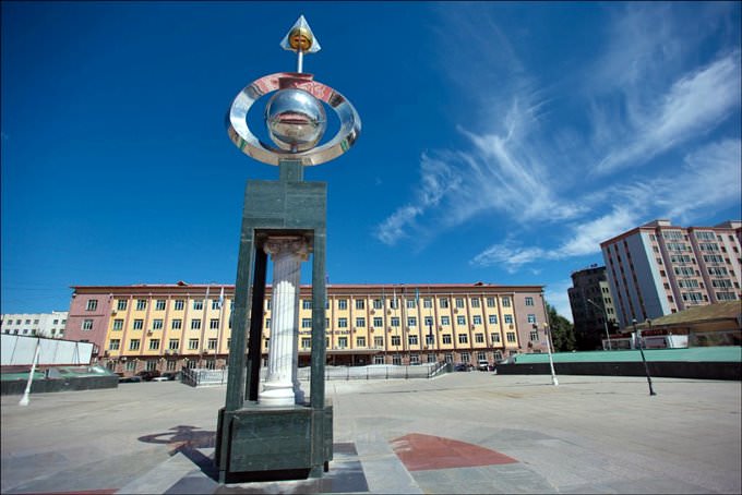 very nice sculpture in Ulaanbaatar very nice sculpture in Ulaanbaatar